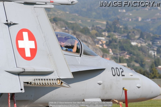 2008-09-27 Base Aerienne Sion 0607 McDonnell Douglas FA-18C Hornet